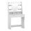 Vanity Desk with Lights Wood Grain 10