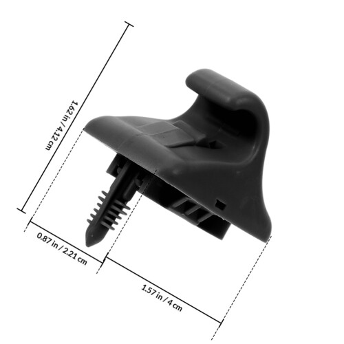 2St Lichtgewicht Plastic Zonneklep Clips Voor Auto 1