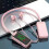(pink) Waterproof Wireless Neckband Bluetooth Headphones with Display 1