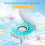 (white) Mini Portable Bluetooth Speaker,LED Seashell Small Bluetooth Speaker 5