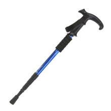(Blue) Mountain Trekking Poles Lightweight Adjustable Walking Sticks With Comfortable Grip Hiking Accessories For Men Women