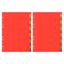 2Sets Duurzame PVC A4 Tabbladen Met Nummering Voor Mappen