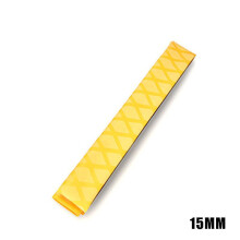 (Diameter 15MM, Yellow) Heat Shrink Rod Wrap for Fishing Rods Heat Shrink Sleeve Wrap Tubing Non Slip Waterproof