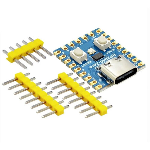 2 Pièces RP2040-Zero RP2040 pour Raspberry Pi Microcontroller  Development Board Module Dual-Core M0+ Processor 2MB Flash 1
