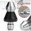 (2pcs) Metal High Pressure Drain Cleaning Nozzle Quickly Connecting Cleaning Nozzle for Pipe Unplugging 3