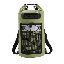 Sac à Dos Étanche de 20L pour le Kayak, la Randonnée, le Camping, le Bateau, la Plage et la Natation Vert