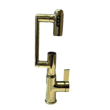 (Gold) Multi-Angle Rotating Faucet with Digital Display Heavy-Duty Faucet Replacement Bathroom Accessories Torneiras De Cozinha