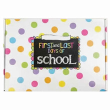(Girl Book) School Years Memories Keepers Album with First Last Day of School Photo Signs Birthday Present