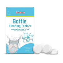 (1 Box of 12PCs) Water Bottle Cleaning Tablets For Limescale Long Lasting Effect Descaling Tablets for Bathroom