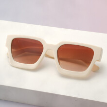 (Style 11)Gafas de sol cuadradas de montura gruesa simples con material de PC y Uv400 para viajes y uso en exteriores