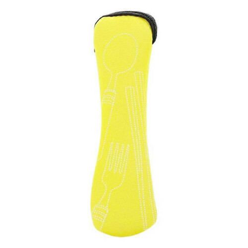 (04) Cutlery Holder Portable For Spoon Fork Dinner Bag Travel Camping Tableware