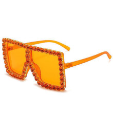 (Style 16)Elegantes gafas de sol negras de marco completo con protección UV para viajes y ocio
