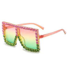 (Style 11)Elegantes gafas de sol negras de marco completo con protección UV para viajes y ocio