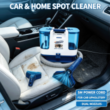 Mains Powered Carpet Cleaner, Portable Stain Cleaner for Car Stains