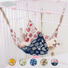 (Plutus Cat) Cat Cage Hammock Pet Hanging Bed Sleeping Swing Chair Breathable Comfy Cage Bed For Cat Kitten