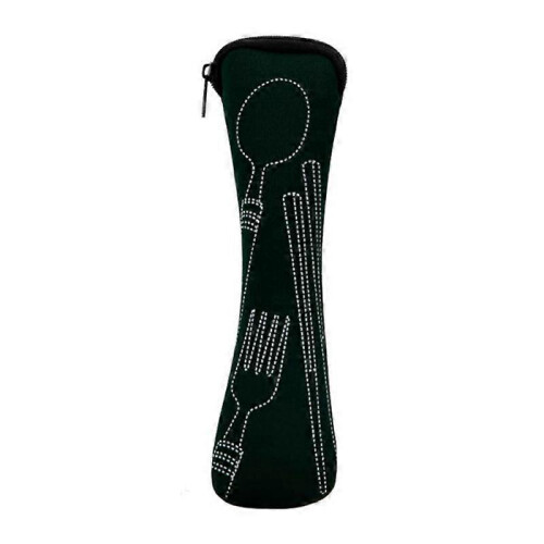 (12) Cutlery Holder Portable For Spoon Fork Dinner Bag Travel Camping Tableware 1