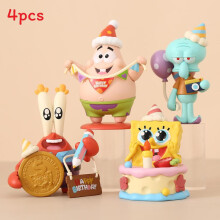 Bob l'éponge Squarepants PVC figurine jouet pour fête faveurs et jeu interactif