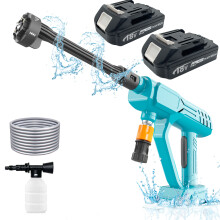 Cordless Portable Pressure Washer | 6-in-1 Nozzle