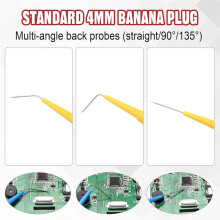 30pcs Back Probe Kit,Multimeter Back Probe Pins with Test Leads and Banana Plug to Copper Alligator Clips,for Car Repair