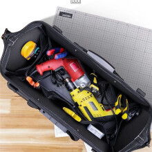 18Inch Electrician Tool Bag Multifunctional Tool Bags Oxford Cloth Electrician Bags Waterproof and Wear-Resi