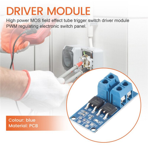 10PCS  5V-36V 15A(Max 30A) MOSFET MOS FET Trigger  Driver Module 0-20KHz PWM Regulator Control Panel 2