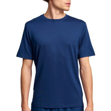 T-shirt de sport fonctionnel d’entraînement pour homme, confortable, coupe slim, bleu marine, taille S