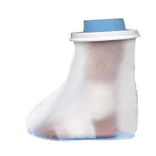 Waterproof Foot Cover compatible with Shower Adult, Foot Cast Covers with Non-Slip Padding Bottom, Watertight Foot Cast Protector