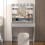 Vanity Desk with Lights Grey 1
