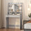 Vanity Desk with Lights Grey 9