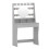 Vanity Desk with Lights Grey 10