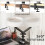 PawHut PawHut Cat Desk Bed, 360 Rotatable Adjustable Kitten Hammock, Cream White 5