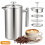 1000ml French Press Stainless Steel Coffee Tea Filter Maker Plunger Pitcher Tool 6