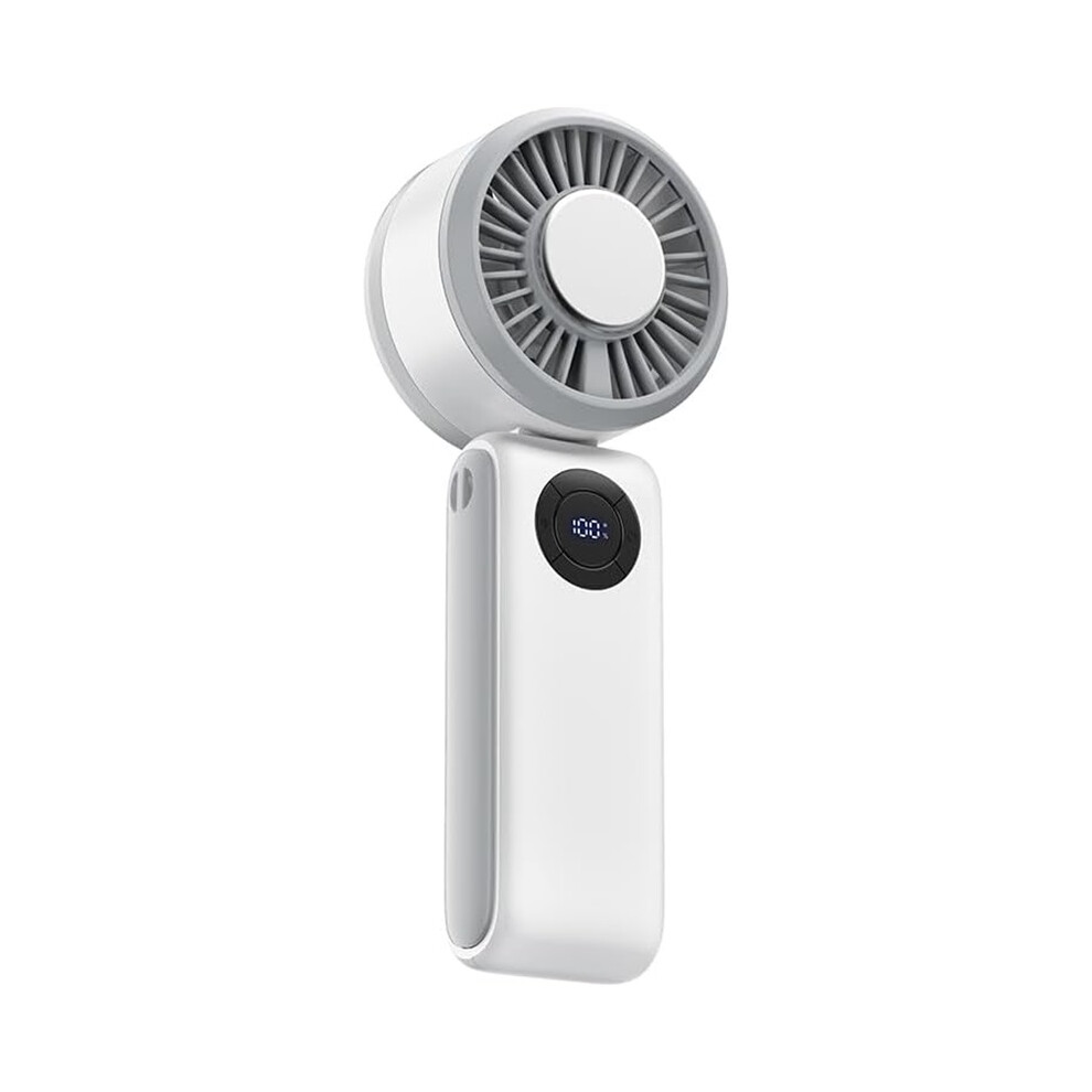 Ice Cooling Hand Fan Usb Rechargeable 100 Speed Digital Display Cooling Fan 8583881220597