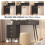 Vanity Desk with Lights, Makeup Table Black 10