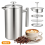 600ml French Press Stainless Steel Coffee Tea Filter Maker Plunger Pitcher Tool 1