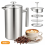 800ml French Press Stainless Steel Coffee Tea Filter Maker Plunger Pitcher Tool 1