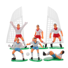 1Set Grappige Voetbal Taartversiering Voor Sportieve Feestjes