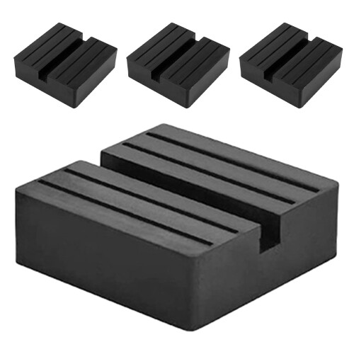 4St Universele Rubber Jack Pads Voor En Autolift Ondersteuning