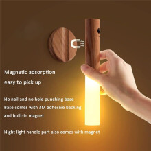 Motion Sensor Night Lights Rechargeable Wall Sconces Magnetic Wall Lights Wall Lighting for Bedroom Stair 3pcs