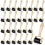 30 Pcs Rubber Brayer Rollers, Ink Roller for Printmaking Gluing Printing Inking Block Paper Applicator Tool, 1.4 Inch 1