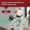 GAM-ME6S Microphone de Bureau pour Diffusion en Direct, Jeu Mobile, Éclairage RVB Éblouissant, USB, Ordinateur, Karaoké 3