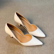 (Brown,34)Scarpe corte donna estive tacco alto con tacco sottile e materiale pu per uso quotidiano