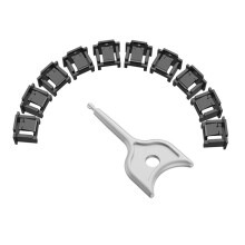 10 Stück RJ45-Staubschutzabdeckungen mit Schlüssel für Ethernet-, LAN-Switches, Router, Netzwerkzubehör, Staubschutz, Schwarz