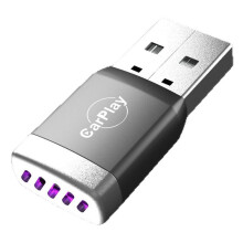 CarPlay Sans Fil pour Voiture, USB 2 en 1, Écran de Projection, Interconnexion, Taille , 3,2 X 1,5 X 0,7 cm, 16 Go