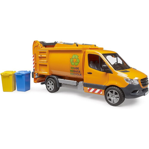 Bruder Bruder 02682 MB Sprinter Garbage Service w Garbage cans