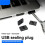 10PCS Durability USB Port Blockers USB A Port Covers Enhances Data Security Port Protections for Computers and Notebook 6