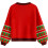 Damen Weihnachtspullover Strick Warm für Weihnachten Rot M — damen weihnachtspullover, gestrickter winterpullover 3