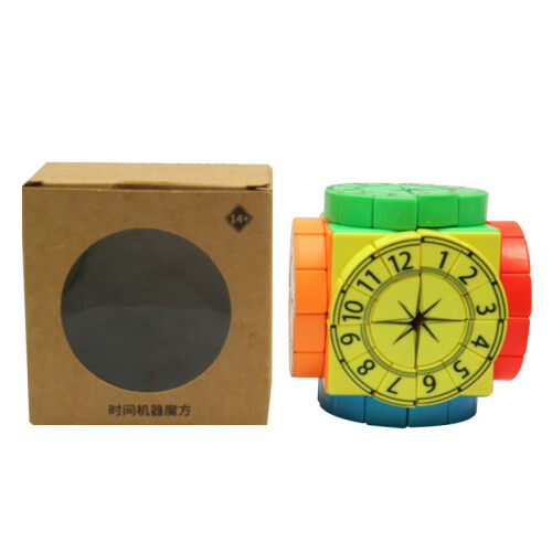 (Style A)Time Machine Intellectual Puzzle Cube With Abs Construction For Gift Kids 1
