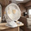 Mini ventilateur clip multifonction, mural/bureau pour maison bureau 6