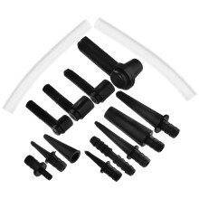 1Set Multifunctionele Remvloeistof Wisselaar Connector Rubber Zwart
